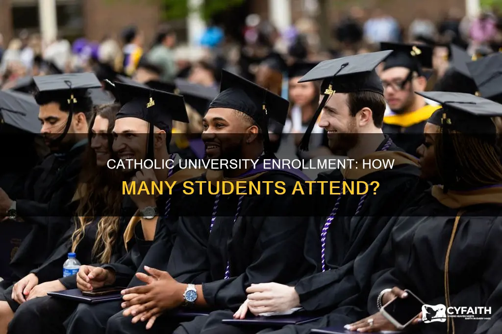 how mnay poeple go to catholic university