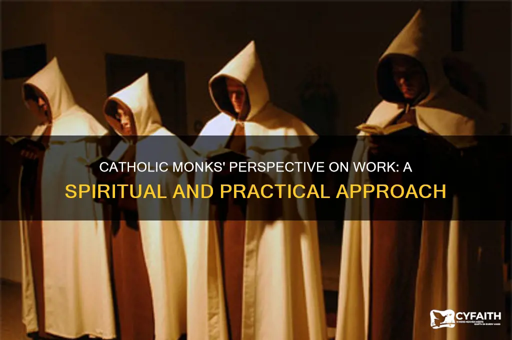 how monks view work catholic
