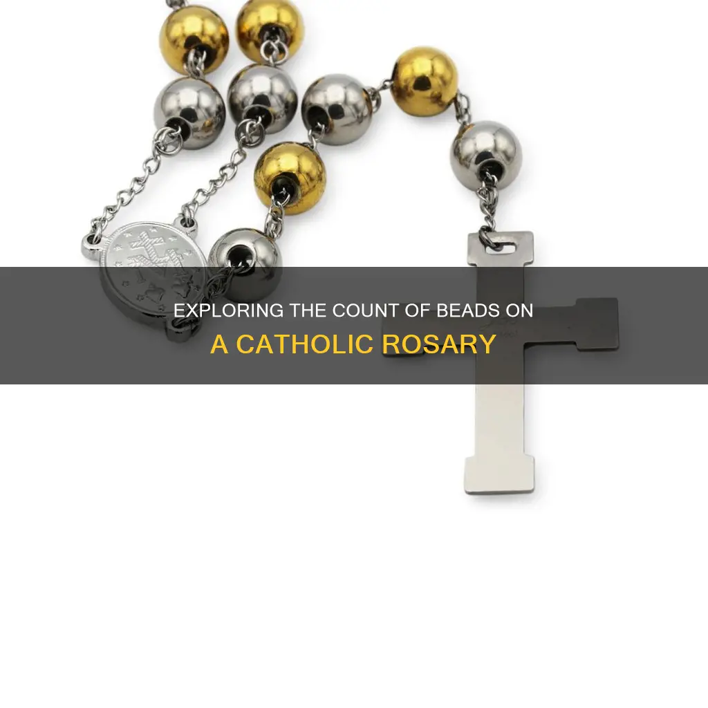 how much beads are on a catholic rosary