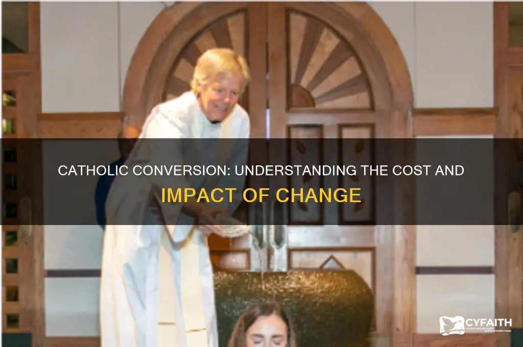 how much change catholic converter