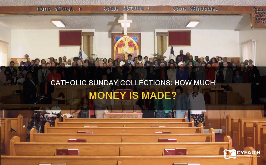 how much do catholic make on a sunday