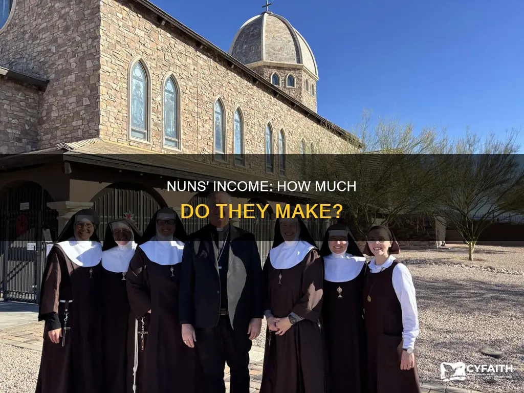 how much do catholic nuns get paid