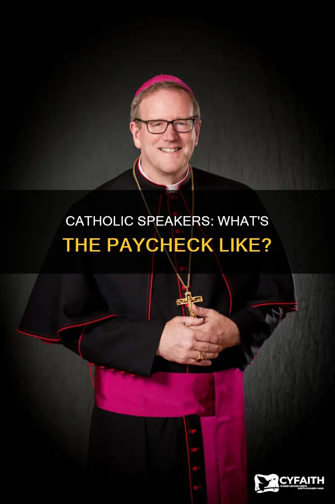 how much do catholic speakers get paid
