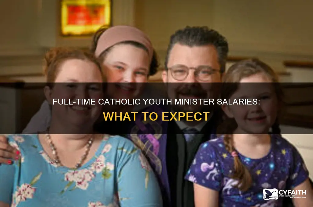 how much do full time catholic youth ministers make
