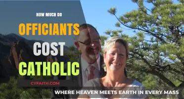 Officiants' Costs for Catholic Ceremonies: How Much to Expect