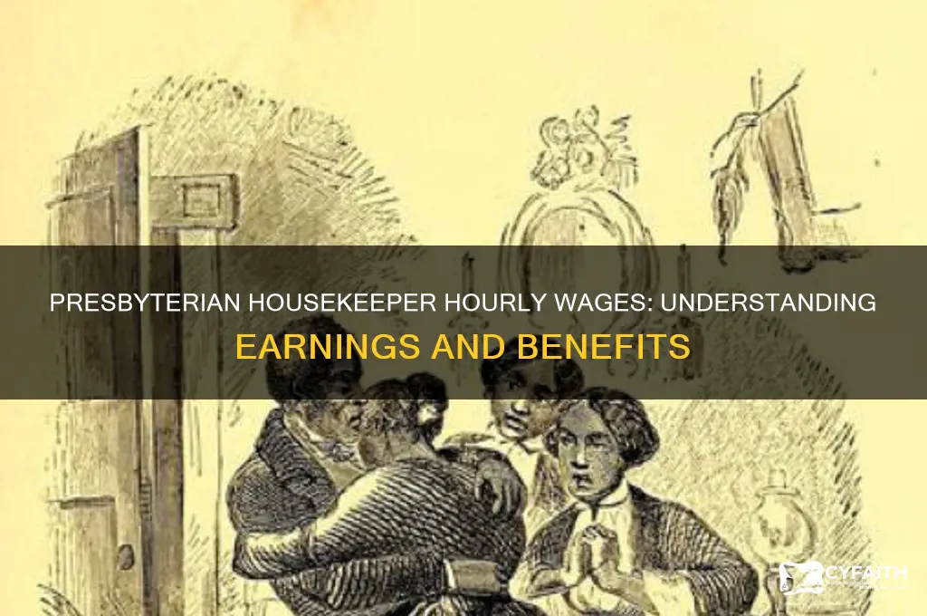 how much do presbyterian housekeeper make an hour