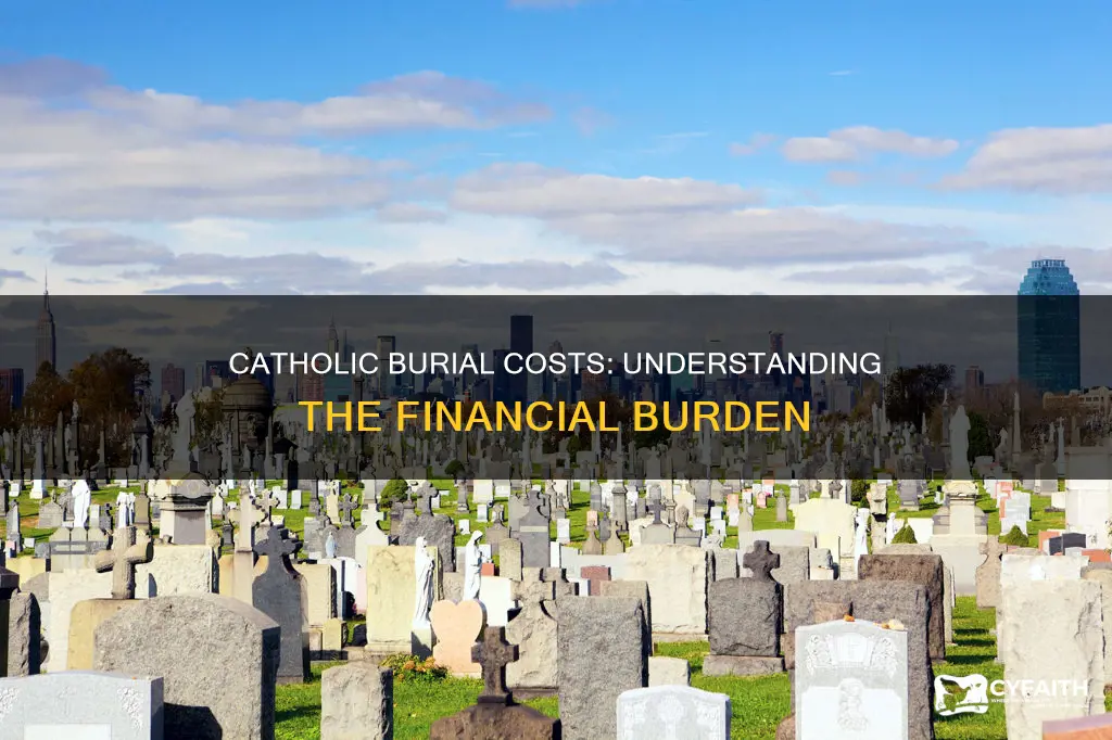 how much does a catholic burial cost