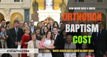 Understanding the Costs of a Greek Orthodox Baptism Ceremony