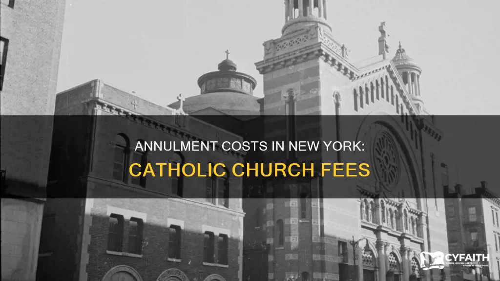 how much does catholic annulment cost in ny