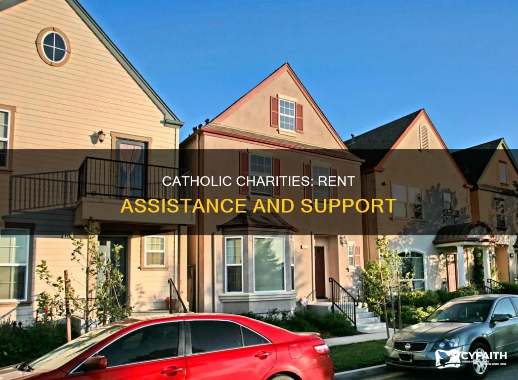 how much does catholic charities help with rent