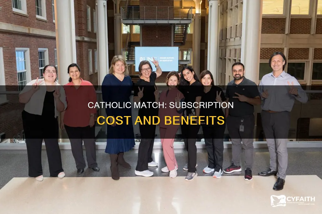 how much does catholic match cost