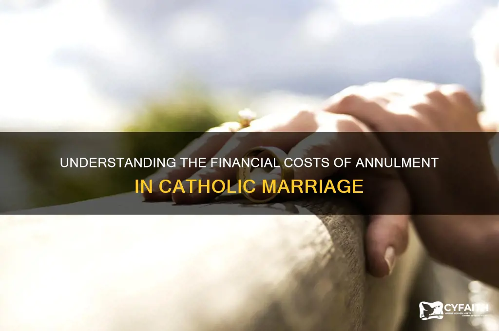 how much does it cost to annul a catholic marriage