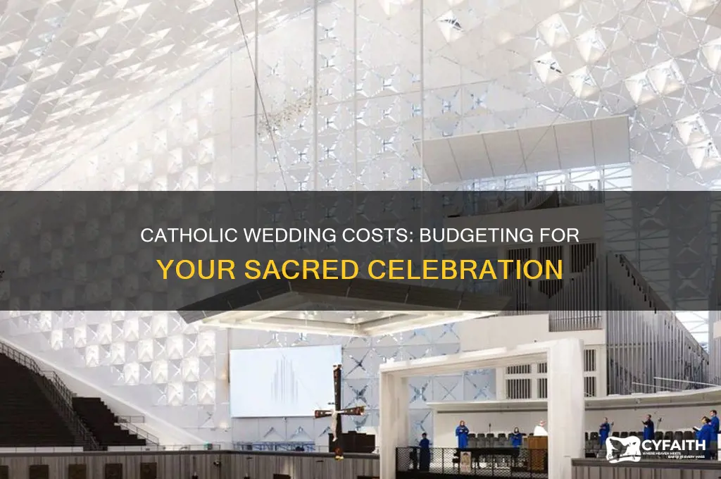 how much does it cost to have a catholic wedding