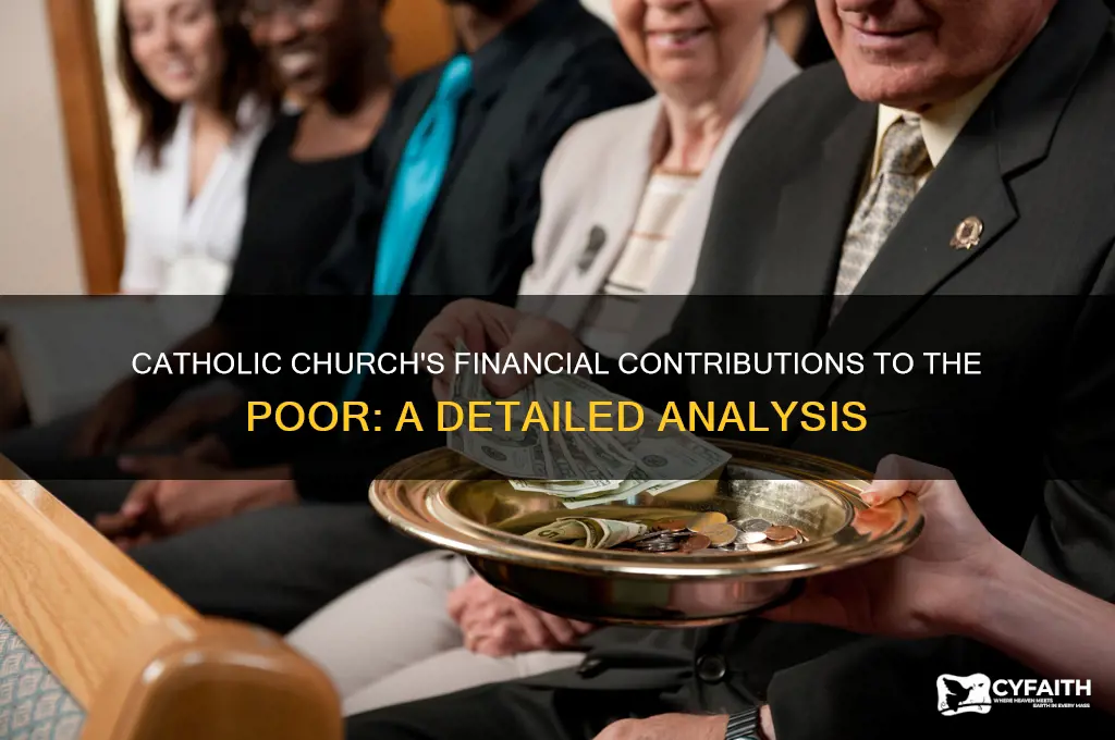 how much does the catholic horch give to the por