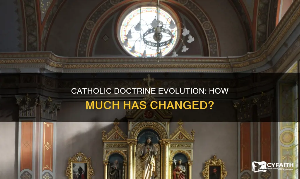 how much has catholic doctrine changed