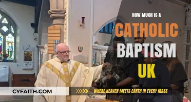 Cost of Catholic Baptism in the UK