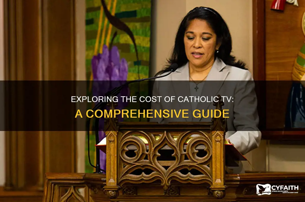 how much is catholic tv