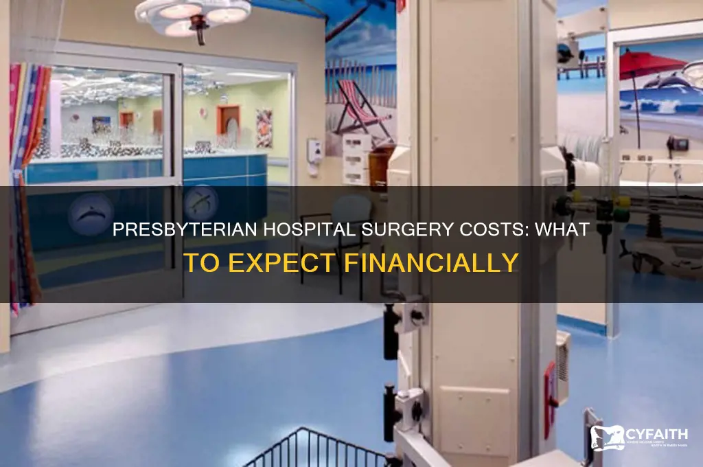 how much is surgery at presbyterian hospital
