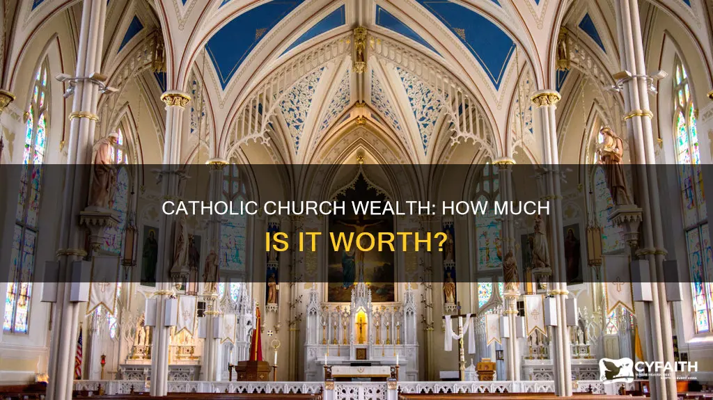 how much is the catholic chirch worth