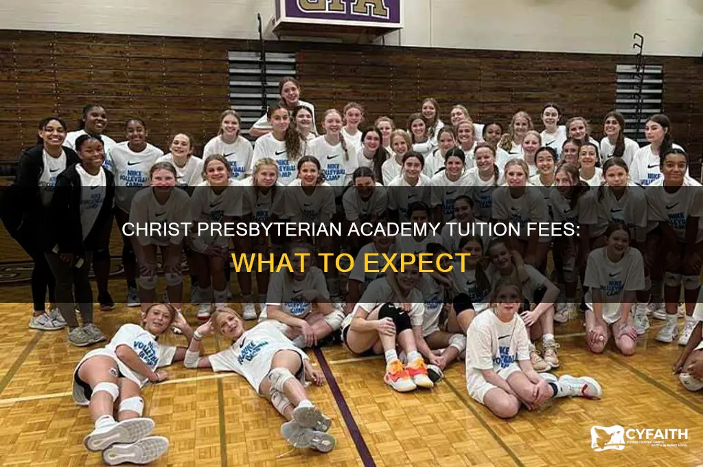 how much is tuition at christ presbyterian academy