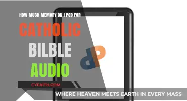 iPod Memory Requirements for Catholic Bible Audio: A Comprehensive Guide