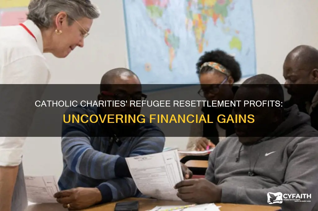 how much money did catholic charities make off importing refugees