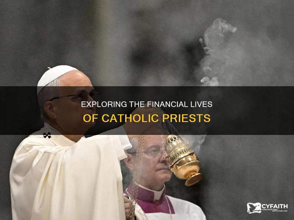 how much money do catholic preists get paided