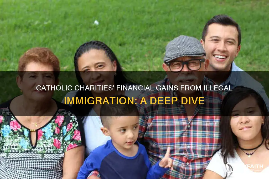 how much money does catholic charities make on illegal immigrants