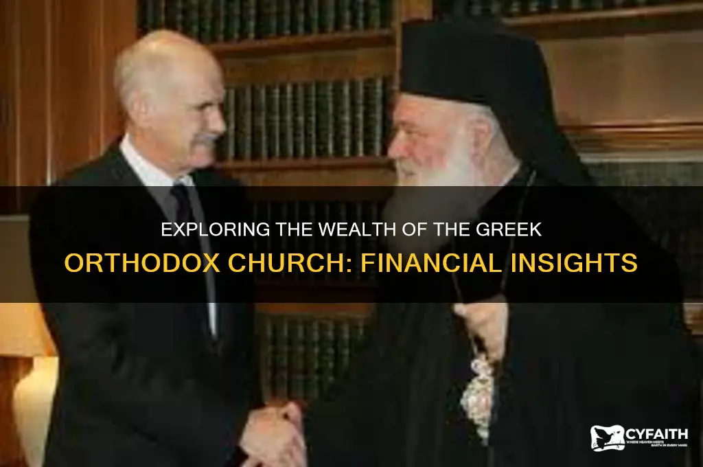 how much money does the greek orthodox church have