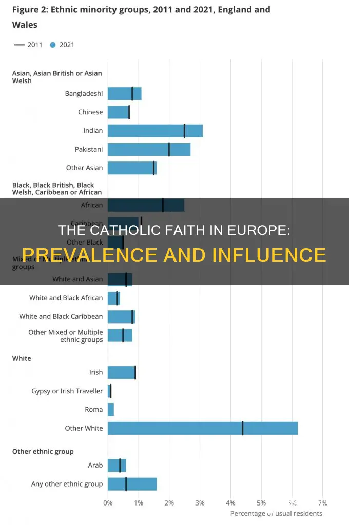 how much of europe is catholic