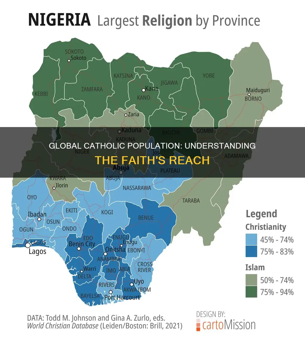 how much of the world makes up catholics