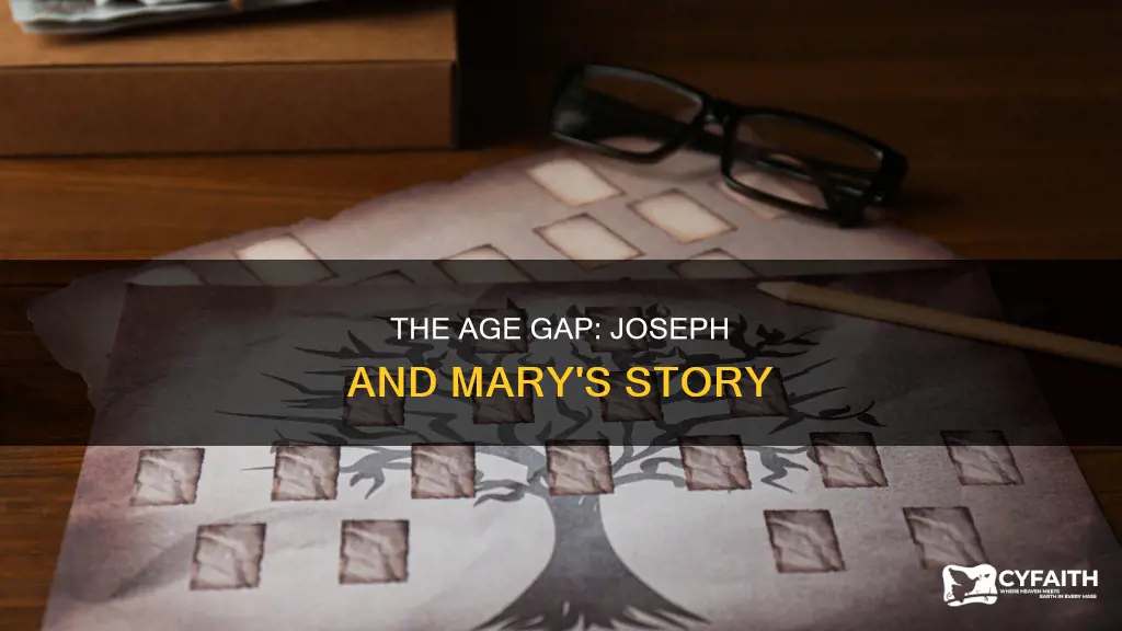 how much older was joseph than mary catholic