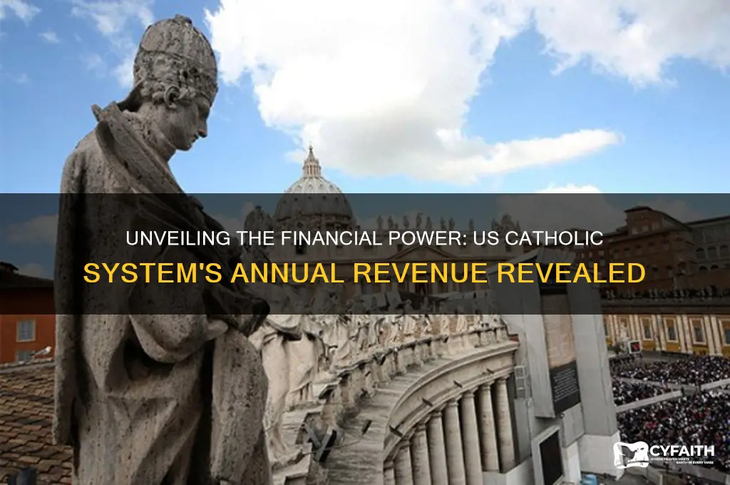 how much revenue does the us catholic system receive