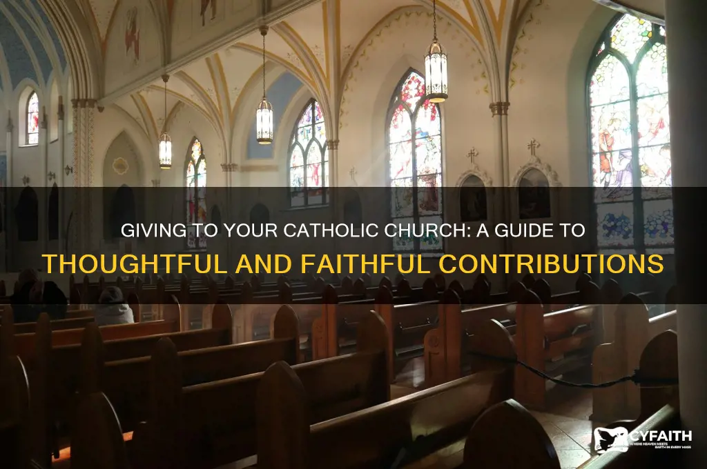 how much should i give to my catholic hruch