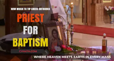 Tipping Etiquette for Greek Orthodox Priests at Baptisms: A Guide