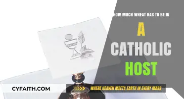 Catholic Host Requirements: Understanding the Essential Wheat Content