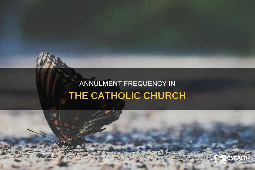 how often are catholic annulments granted