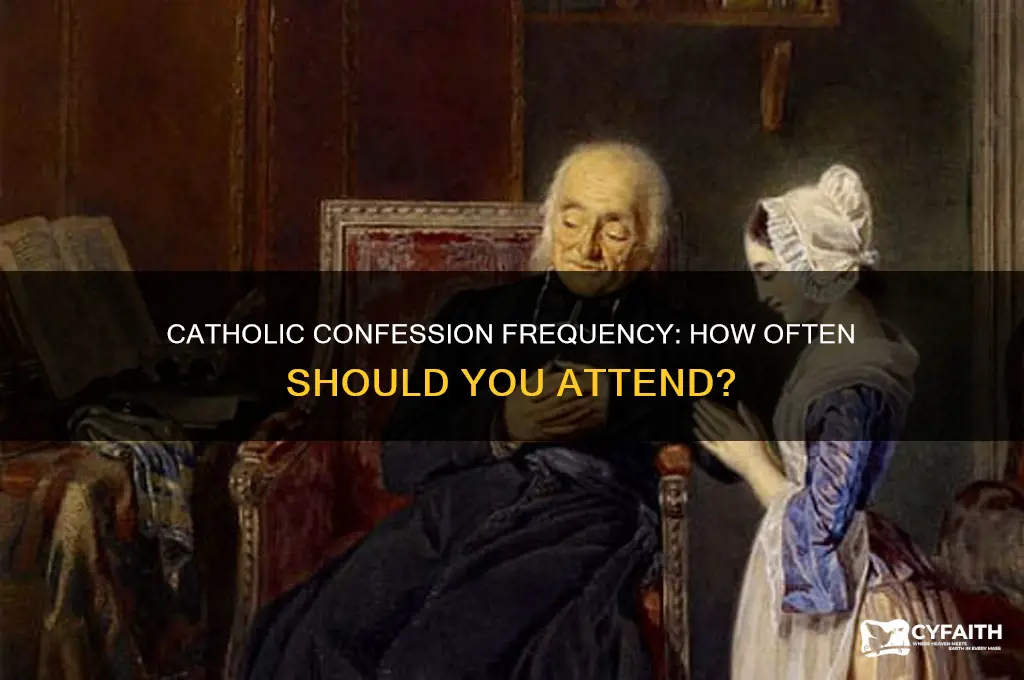 how often do you have to attend confession catholic