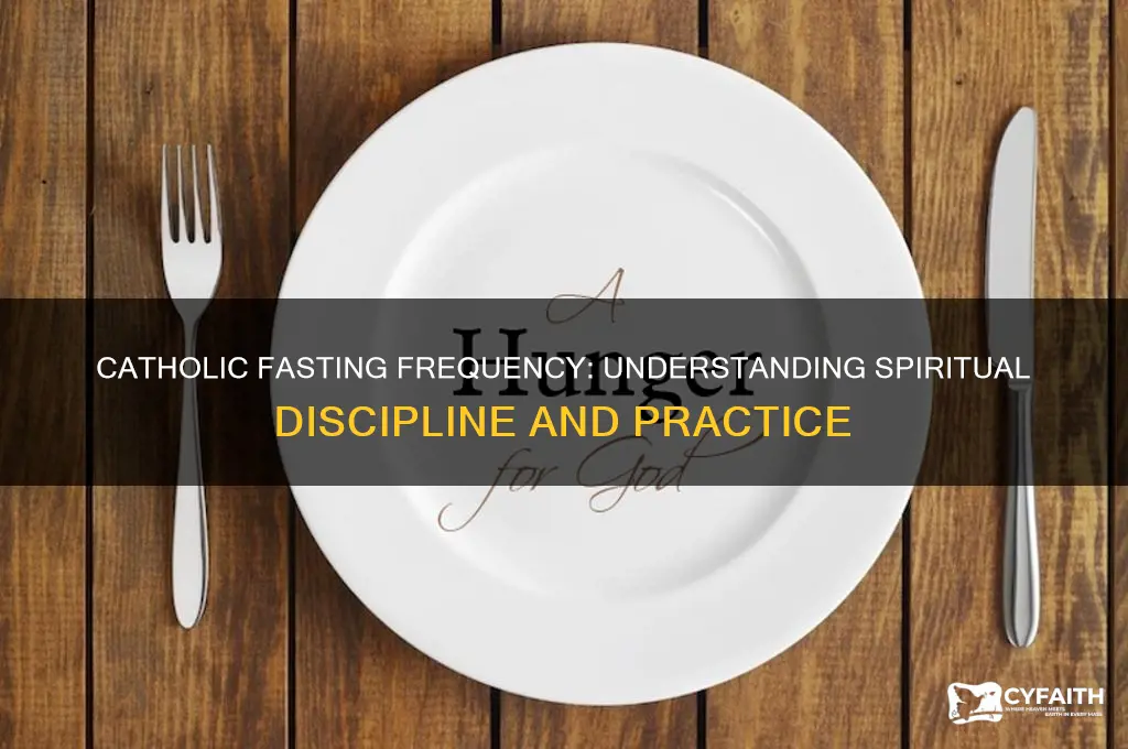 how often should catholics fast