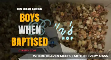 The Rite of Catholic Baptism for Boys