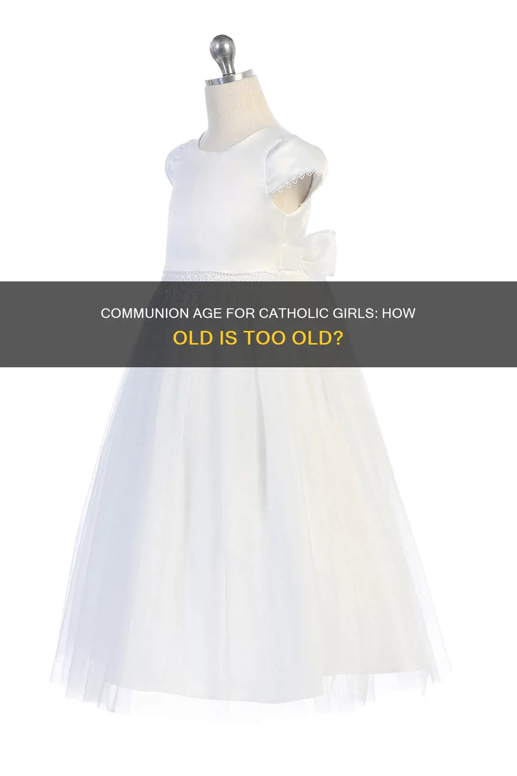 how old are catholic girls at first communion