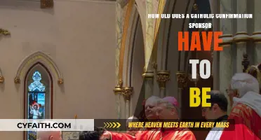 Catholic Confirmation Sponsor Age Requirements: What You Need to Know