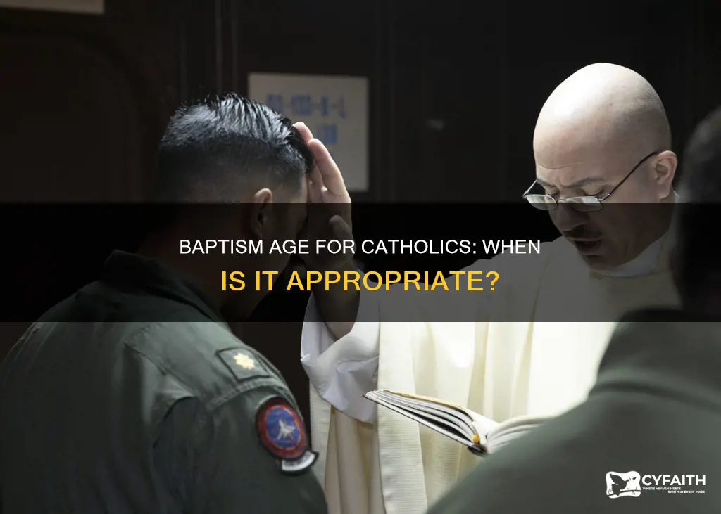 how old to be baptized catholic