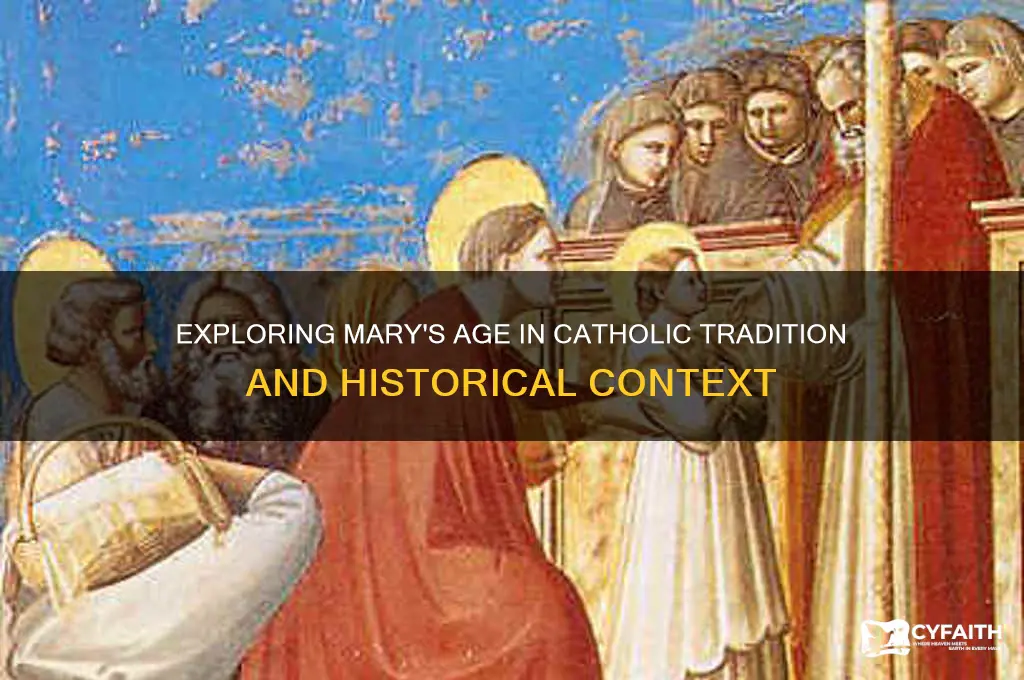 how old was mary catholic