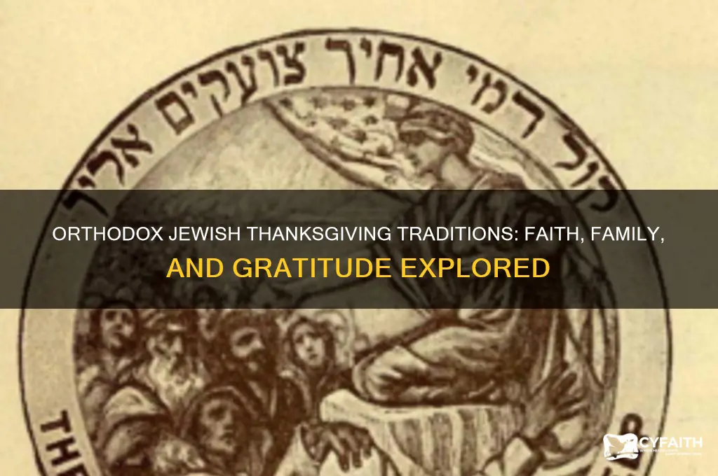 how orthodox jews celebrate thanksgiving