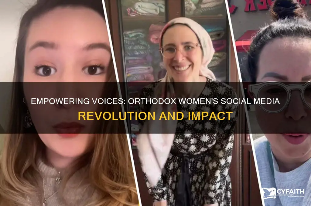 how orthodox women are using social media