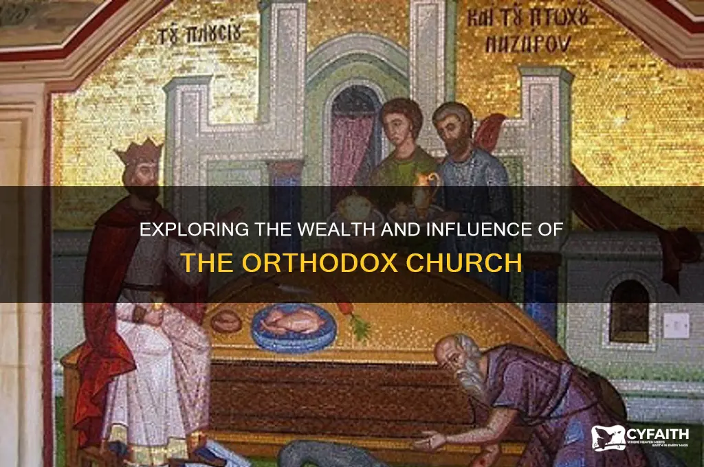 how rich is the orthodox church