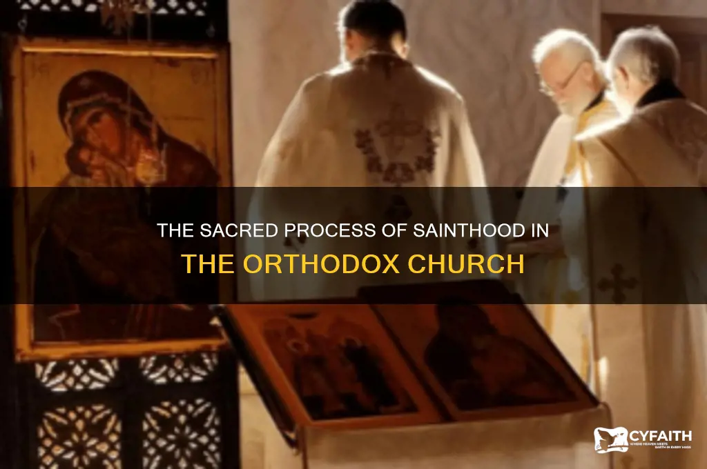 how saints are made in orthodox church