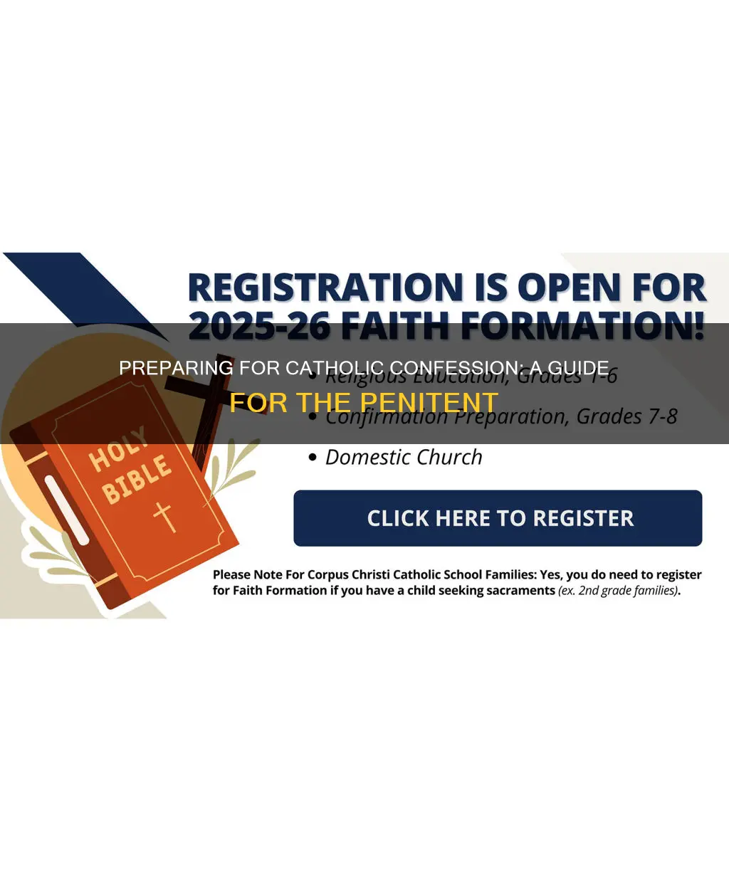 how should a catholic prepare for confession
