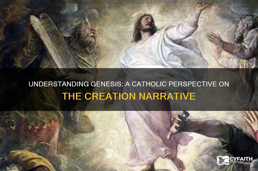 how should catholics understand the creation narrative in genesis